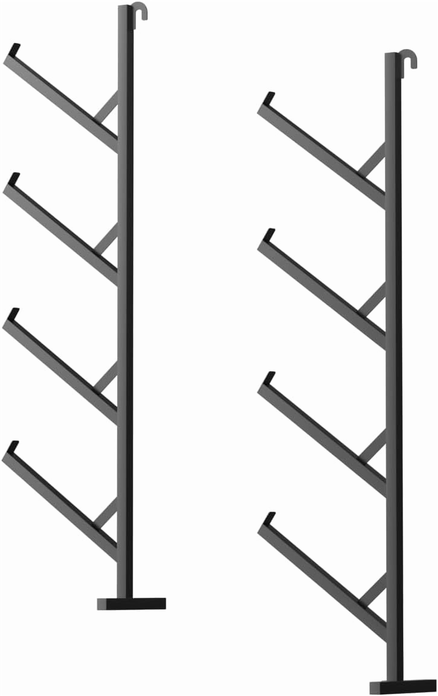 2/4 Pack Shipping Container Pipe Rack, 4-Tier Heavy-Duty No-Drill ...