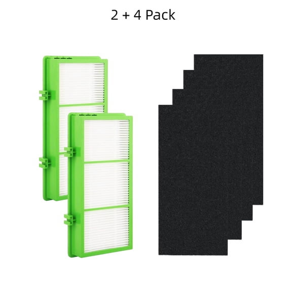 2 + 4 pack True HEPA Post Filter Compatible with HAPF300AH-U4R, Replacement Air Purifier Filter