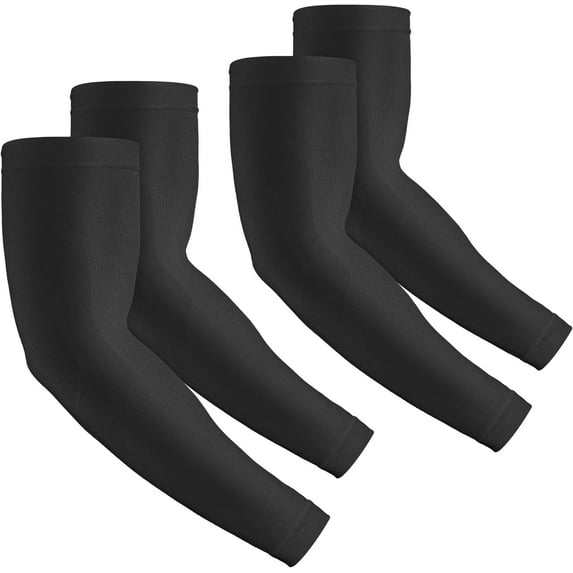 2 /4 Pairs UV Protection Cooling Arm Sleeves Compression Sun Sleeves for Men Women Youth, Tattoo Cover Up, UPF 50