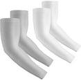 thumbnail image 1 of 2 /4 Pairs UV Protection Cooling Arm Sleeves Compression Sun Sleeves for Men Women Youth, Tattoo Cover Up, UPF 50, 1 of 8