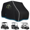 thumbnail image 1 of 2/4 Passenger Golf Cart Cover Waterproof, 600D Heavy Duty Golf Cart Cover with Reflective Strips Universal Fits for EZGO, Yamaha Golf Cart, Club Car, 1 of 6