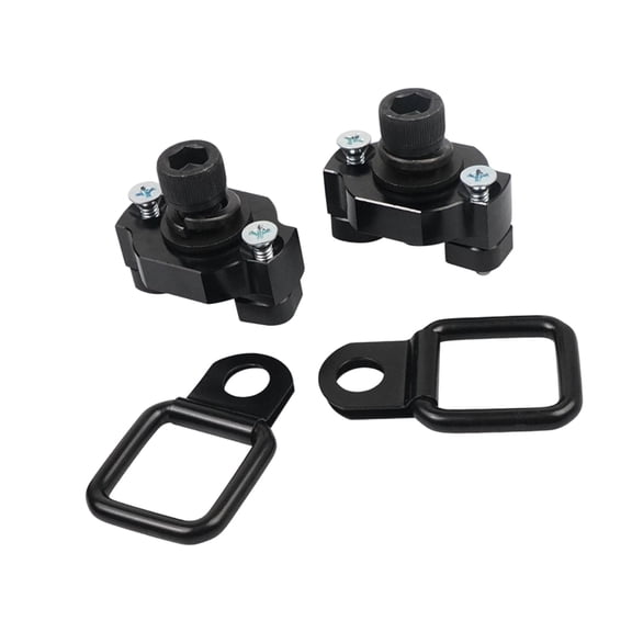 2/4 Pcs UTV Gear Securing Mount Points, ATV Tie Down D-Loop Hardware with Adjustable Placement for Utility Transport Tasks