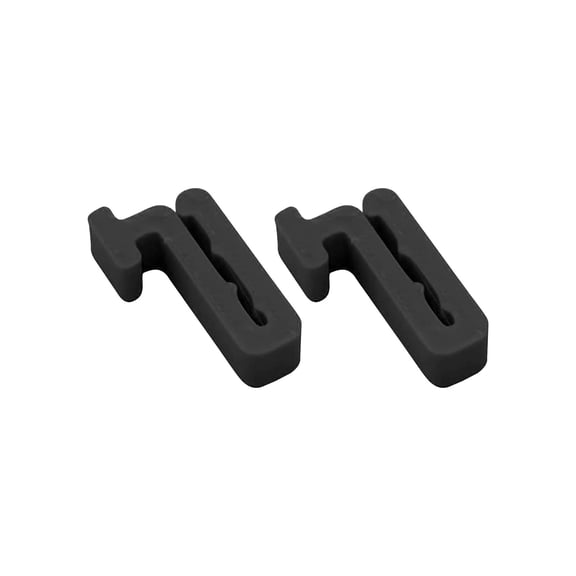 2/4 Pcs Helmet Mask Hook dURABLE Plastic Skiing Snowboard Accessory For Secure Mask Attachment, Durable Compact Outdoor Skiing Snowboard Accessory Ski Mask Hook, Easy to Use(Black-2pcs,1.2x1")