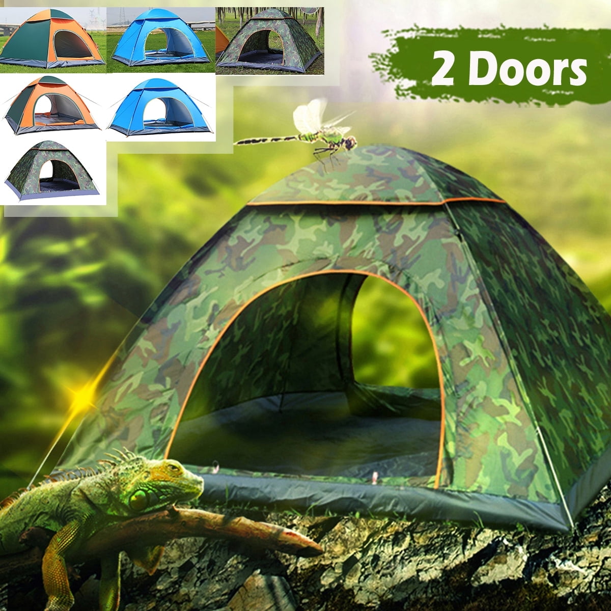 24 Person Camping Tent Dome Tent for Family Tent Waterproof Windproof