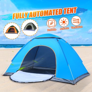 2-4 Person Camping Tent Dome Tent for Family Tent Waterproof Windproof Backpacking Tent, Easy Setup Small Lightweight Tents for Hiking Beach Outdoor