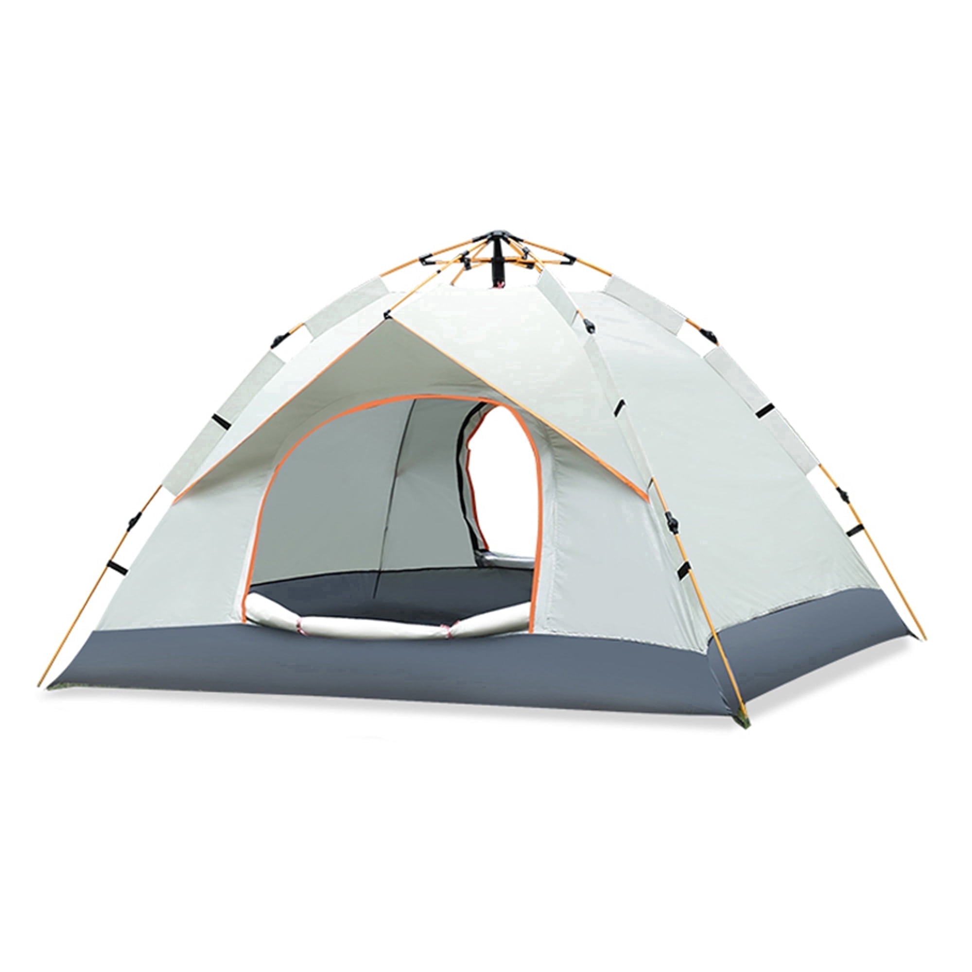 2-4 Person Instant Camping Tent, Easy Automatic Pop up Tents for Camping/Outdoor/Beach/Hiking/Traveling,Beige