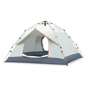 2-4 Person Instant Camping Tent, Easy Automatic Pop up Tents for Camping/Outdoor/Beach/Hiking/Traveling,Beige