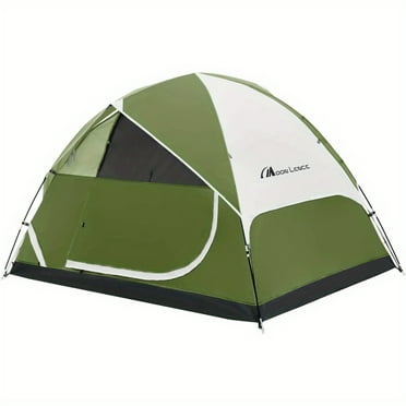 Moon Lence 2-4 Person Camping Tent with Waterproof Design, Green
