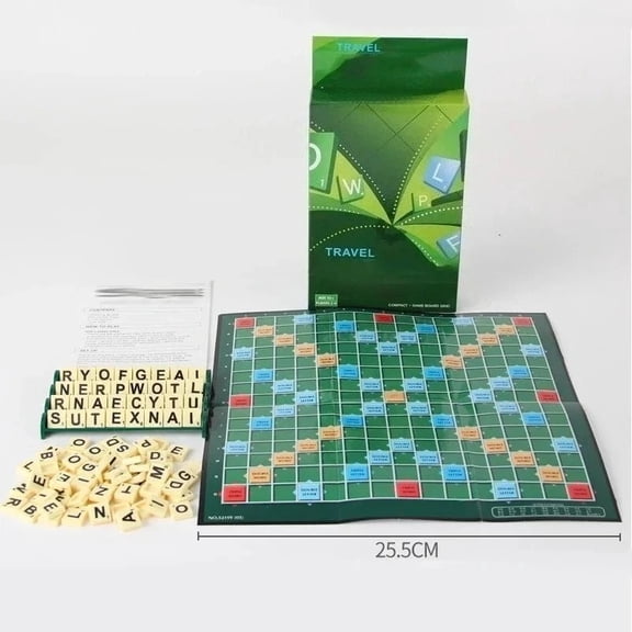 2-4 Players English Spelling Puzzle Game Educational Travel Alphabet Spell Game Fun Learning Perfect for Family Game Night