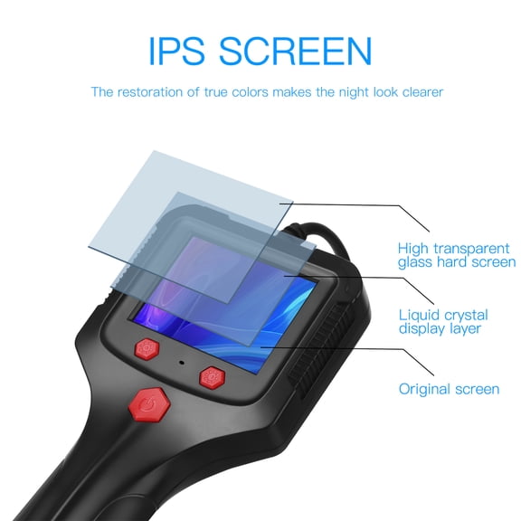 2.4 Screen Video Endoscope P100 Industrial Digital Borescope 1080P Handheld Inspection Camera for Auto Repair and Industrial Work