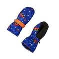 thumbnail image 1 of 2-4 Years Baby Kids Warm Gloves Winter Waterproof Snow Gloves for Ourdoor Sports, Toddler Bulky Ski Gloves for Boys Girls Blue 2-4 Years, 1 of 7