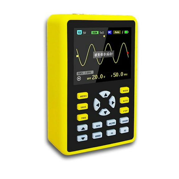 2.4-inch IPS screen digital oscilloscope 100MHz analog bandwidth supports waveform storage and electrical signal measurement