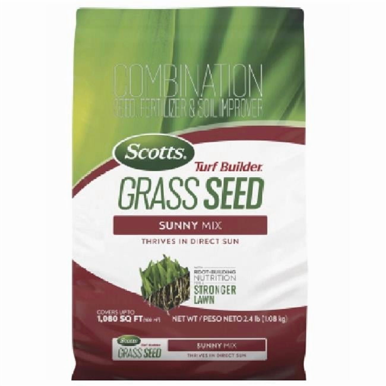 2.4 lbs Turf Builder Grass Seed Sunny Mix