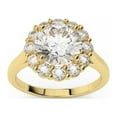 thumbnail image 1 of 2.40 Ct Round Diamond Bridal Rings Solid 18K Yellow Gold, 1 of 6