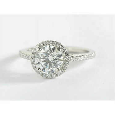 2.40 Ct Stunning Round Diamond Wedding Rings For Women Solid 14K White Gold