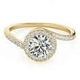 thumbnail image 1 of 2.41 Ct Round Diamond Wedding Rings for Women Solid 14K Yellow Gold, 1 of 6
