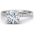 thumbnail image 1 of 2.42 Ct Stunning Solitaire Round Cut Diamond Bridal Rings Solid 950 Platinum, 1 of 8