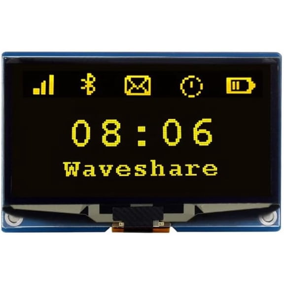 2.42 Inch OLED Display Module 128x64 Resolution SPI I2C Interface for Microcontroller Development Board IoT Sensor DIY SKU-25743