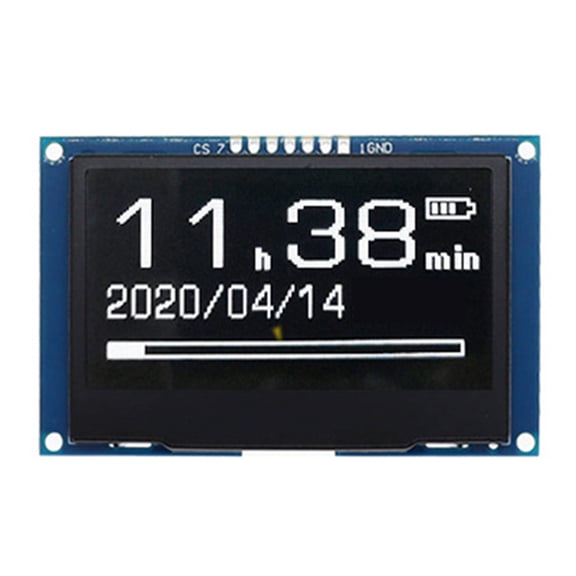 2.42Inch OLED Display Module 128x64, SSD1309 SPI Serial Interface, High Definition LCD Screen White