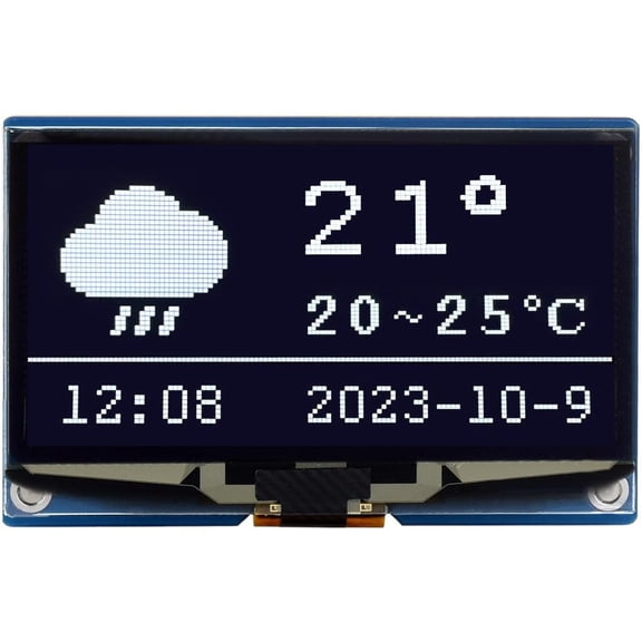 2.42inch OLED Display Module, 12864 Resolution, SPI / I2C Communication, White Version