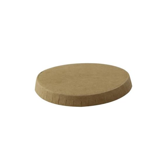 2.44 in. Kraft Paper Lid for 210POC60N, 210POB61 & 210GPU7-BR
