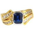thumbnail image 1 of 2.44ct NATURAL BLUE SAPPHIRE DIAMONDS RING 14KT ROYAL BLUE TRADITIONAL, 1 of 7