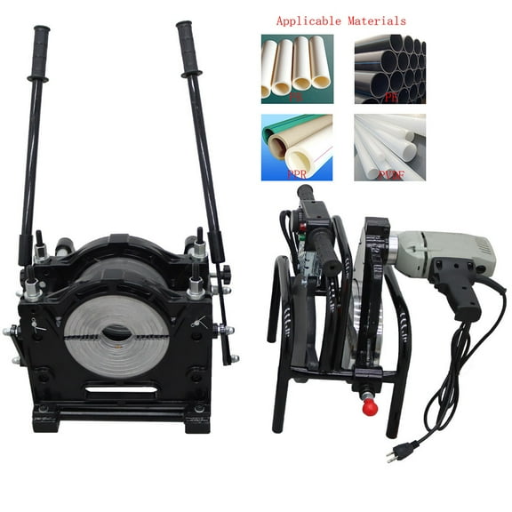 2.48"-7.87" Pipeline Fusion Connection Welding Machine Hand-Push 2 Clamps Commercial 110V