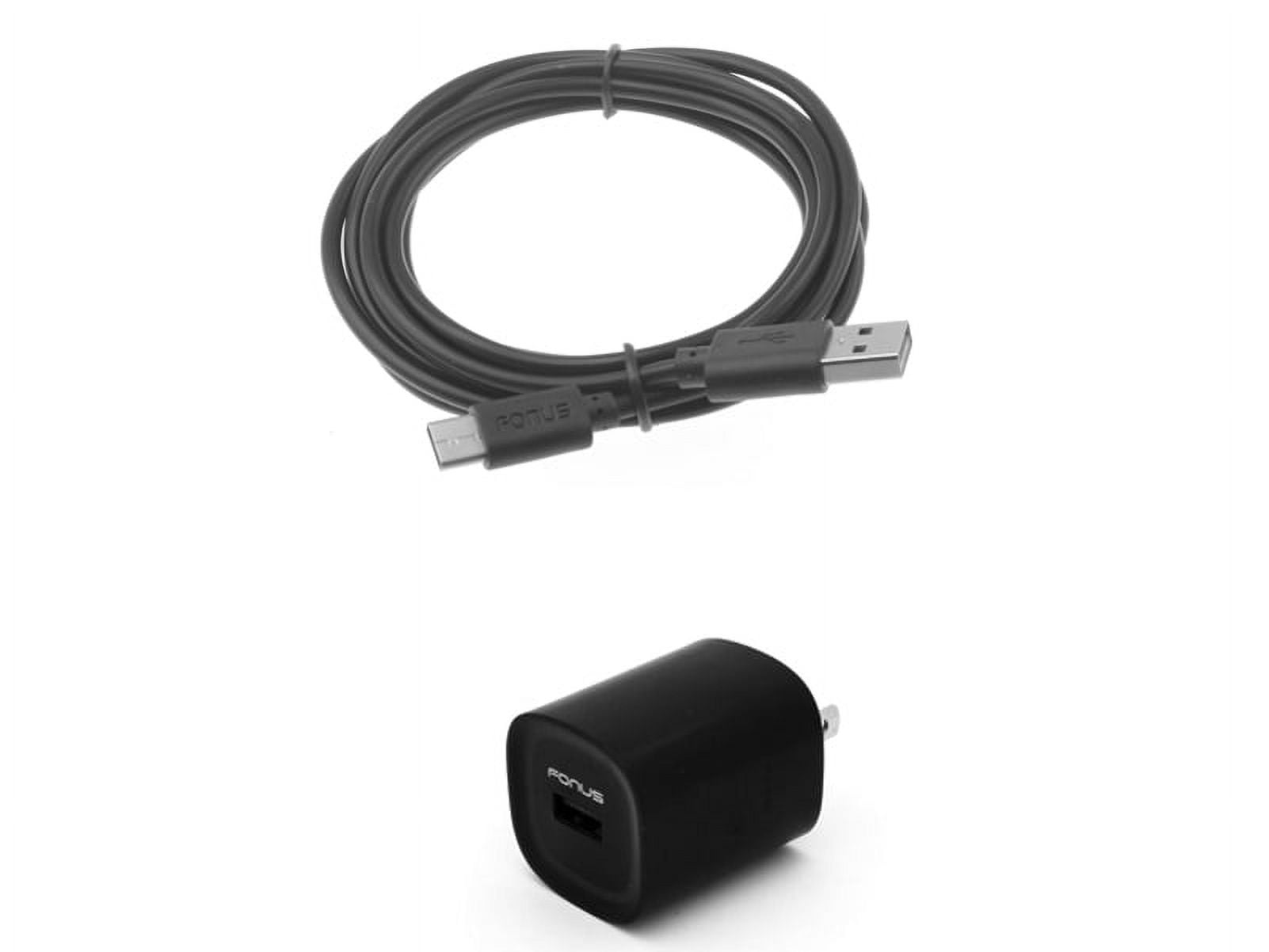 2.4A Home Charger for Jitterbug Smart3 Phone - USB Cable TYPE-C 6ft Power Adapter P6P Compatible With Lively Jitterbug Smart 3 Model