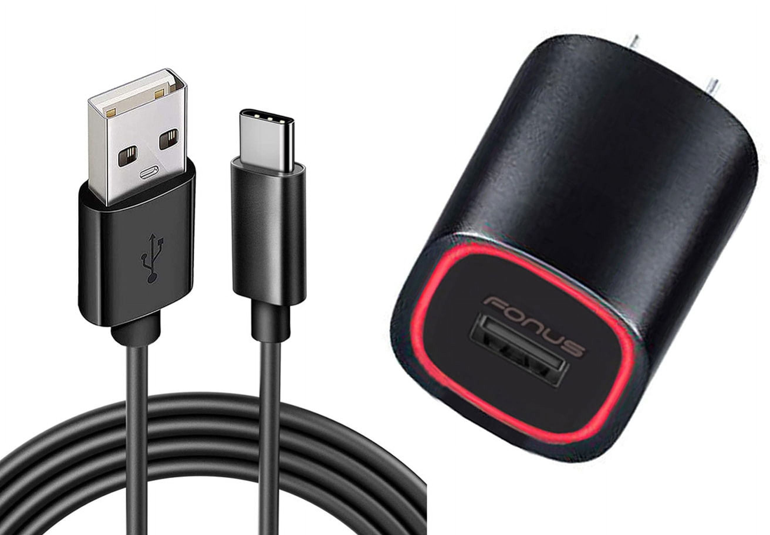 2.4A Home Charger for Nokia C110/C210/C100 - USB Cable TYPE-C 6ft Power Adapter