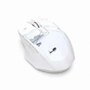 2.4G Bluetooth Dual-Mode Rechargeable Computer Notebook Silent Wireless Mouse ,White