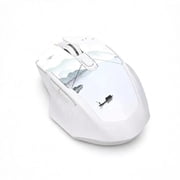 2.4G Bluetooth Dual-Mode Rechargeable Computer Notebook Silent Wireless Mouse ,White