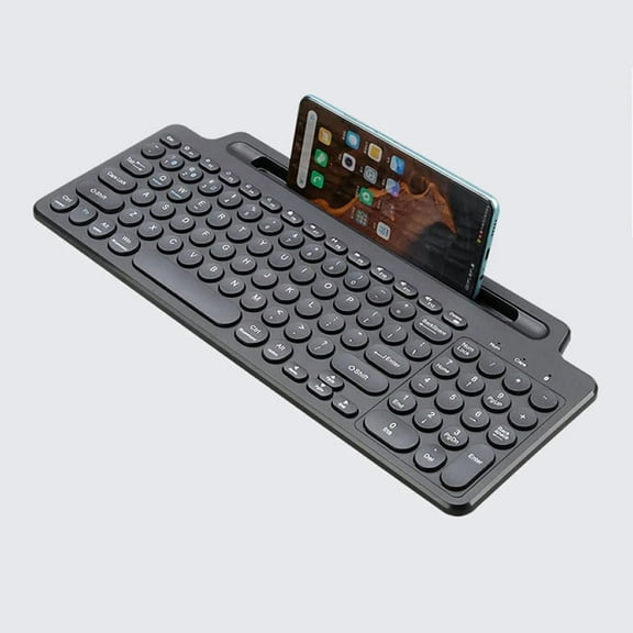 2.4G Bluetooth Keyboard Wireless Keyboard Card Slot Numeric Keypad with Touchpad for Android IOS Ipad Desktop Laptop PC Gaming