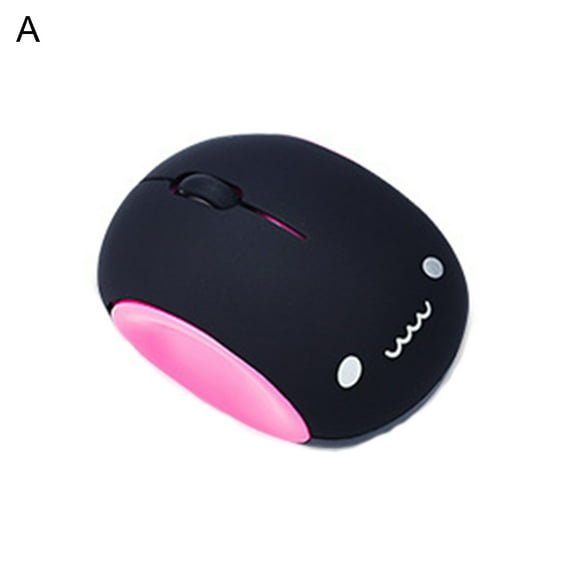 2.4G Cute Cartoon Expression Mini Wireless Mouse, Rechargeable USB Silent Optical Mice Kid's Small Hand Gaming Mouse Child Gift for PC - Practical and Beautiful
