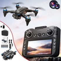 2.4G Drone with Dual 1080P Camera & 4.3in Screen,Brushless Motor RC Quadcopter,App Control,Headless Mode,360° Obstacle Avoidance(Under 250g)