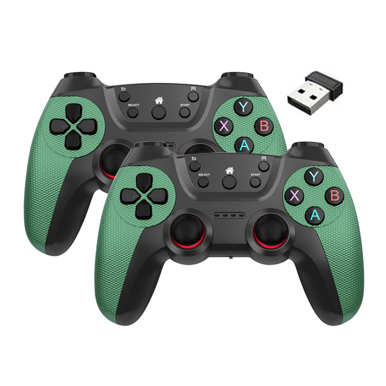 2.4G Dual Wireless Game Controller Android USB Wireless Controller TV ...