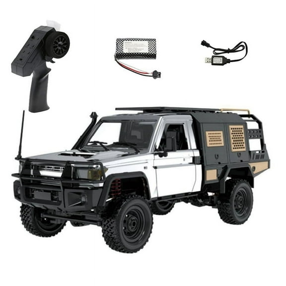 2.4G Full Scale Pickup Short Truck 4WD Climbing Car RC car Remote Control Toy for MN MODEL MN82S 1:12 silver