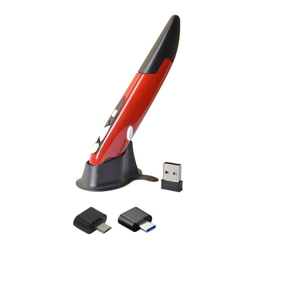 2.4G Handwriting Pocket Mouse Portable Mini Ergonomic Mouse Pen for PC Laptop Notebook