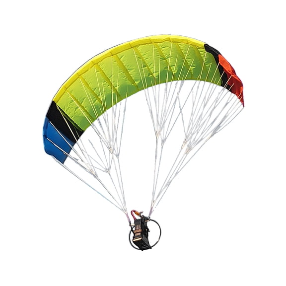 2.4G RC Electric Stunt Mini Paraglider Model, 180cm Wingspan High-Altitude Stunt Flight Foldable Paraglider Model, Nylon Canopy Random Color, Gift for Adults Beginners (RTF Version)