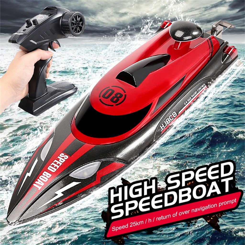 2.4G Remote Control Rc Racing High Speed Airship Water Toys Feat New