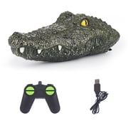 2.4G Remote Control Simulation Alligator Head Boat for Adults for Pools,Water Parks,Lakes and More,Includes Gator Head and Remote Control