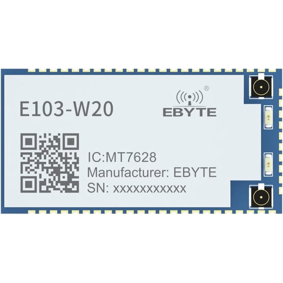 2.4G Serial Port to WiFi Wireless Routing Module MT7628AN E103-W20(7628) OpenWrt SDK AP STA 32MB Flash+128MB DDR2 300Mbps Phy