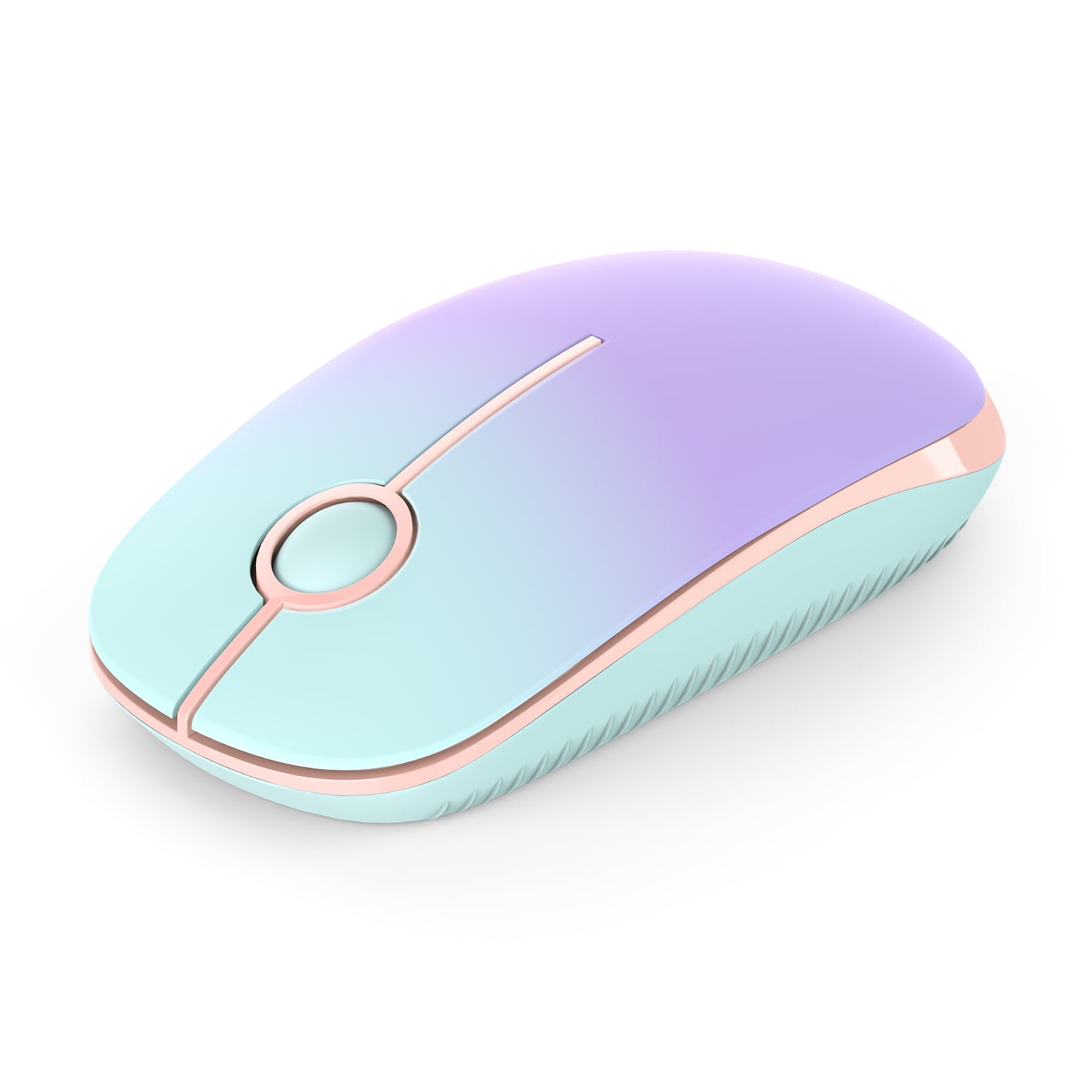 2.4G Slim Wireless Mouse with Nano Receiver, Less Noise, Portable Mobile  Optical Mice for Notebook, PC, Laptop, Computer, MacBook MS001 (Mint Green  to