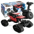 thumbnail image 1 of 2.4G Tracked off-Road Remote Control Car 360° Rotation Stunt Rc Car with Changeable Tires Fall-Proof and Crash-Proof Rc Vehicle 4Wd All-Terrain Climbing Rc Buggy Gifts for Age 3+(Red), 1 of 9