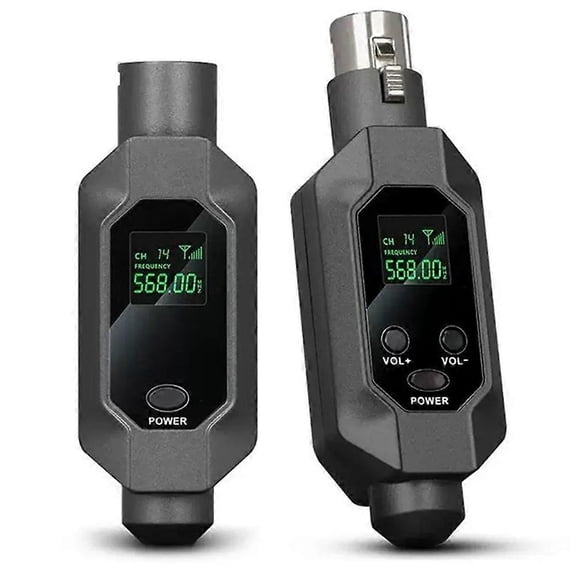 2.4G UHF Wireless Audio Transceiver Audio Transceiver System Wireless Microphone System XLR Mic Converter Adapter