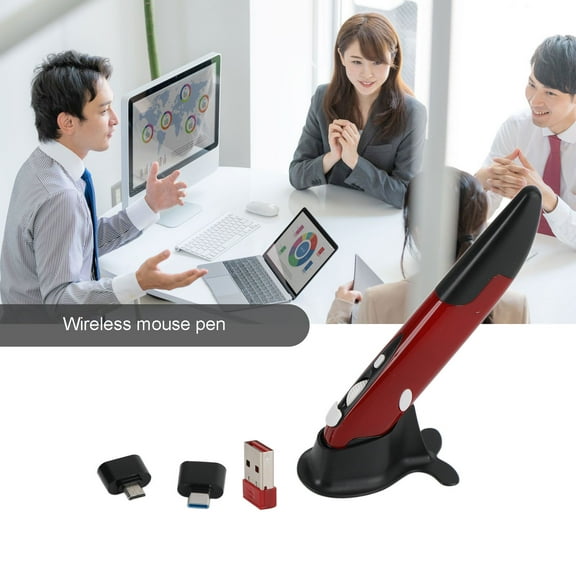 2.4G USB Portable Handheld Optical Trackball Pen Wireless Mouse Adjustable DPI