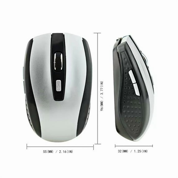 2.4G USB Red Optical Wireless Mouse 6D for Computer Laptop Gaming Mice Ergonomically-designed Wireless Mouse