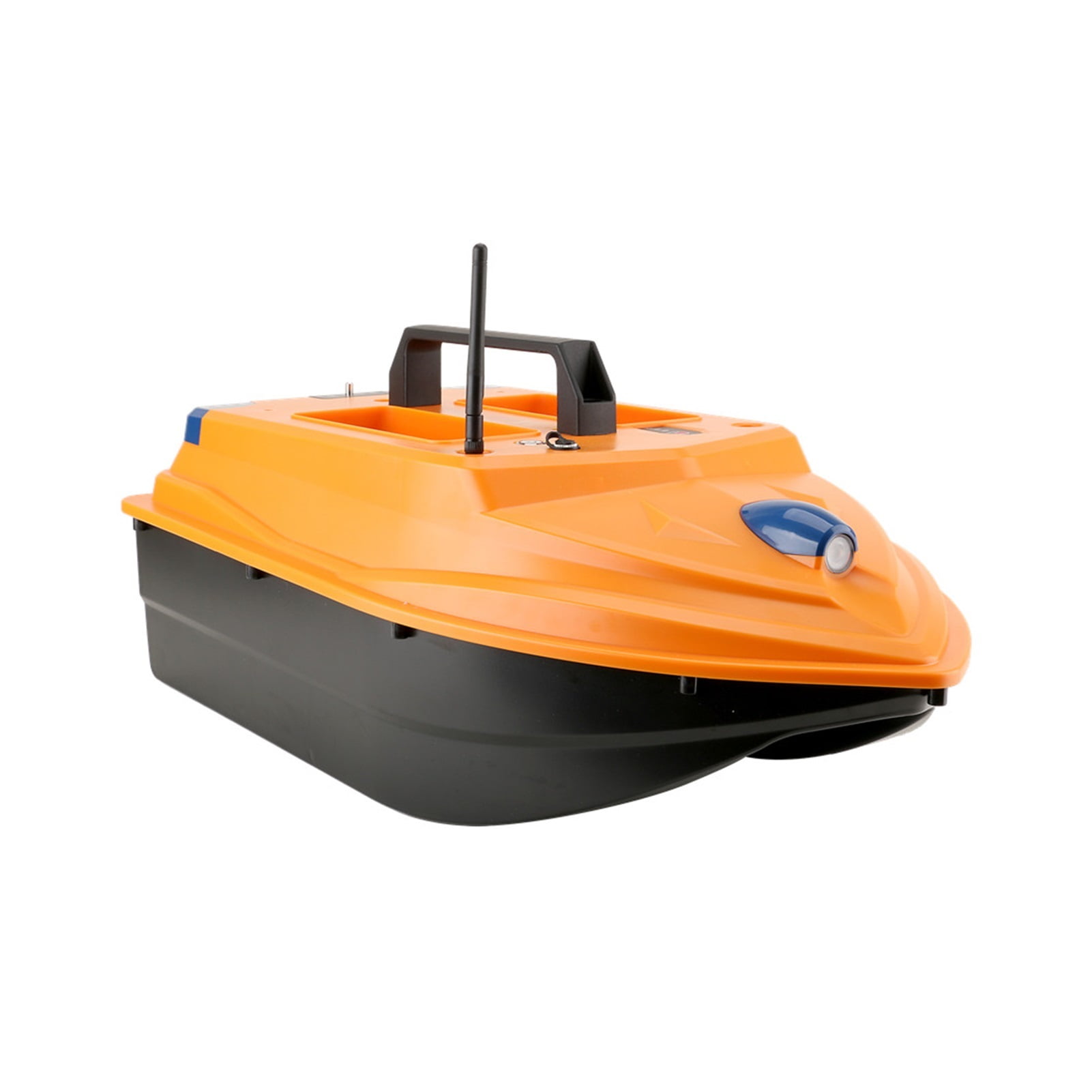 2.4G Wireless 500M RC Bait Boat Intelligent Auto Lure Control Fishing Boat 3KG Bait Fish Finder Dual Motors 2 Bait Hopper ,Cool Gifts for Fishing