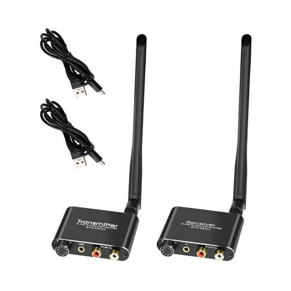 2.4G Wireless Audio Adapter Extensor Transmitter and Receiver 50M Lan Extender Splitter RX/TX
