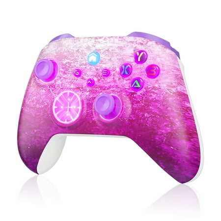 Turpow RGB Wireless Controller for Xbox One, Game Controller with WIFI Compatible with Xbox One S/X, Series X/S and PC, with Turbo, 3.5mm Audio Jack and Built-in 650mAh Rechargeable Battery