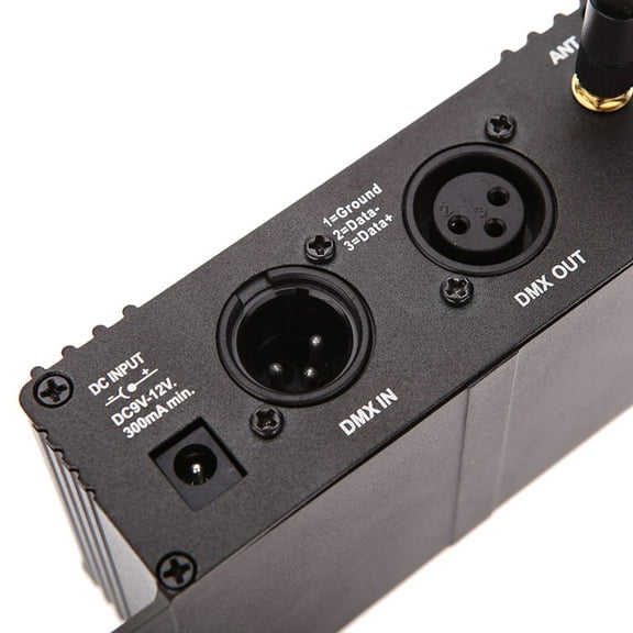 2.4G Wireless DMX 512 Controller Transmitter Receiver LCD Display Power Adjustable Repeater Lighting